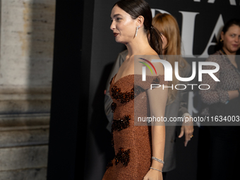 Matilda De Angelis attends the ''Citadel: Diana'' premiere at The Space Cinema Moderno in Rome, Italy, on October 3, 2024. (