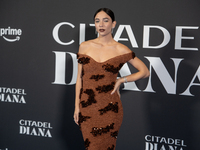 Matilda De Angelis attends the ''Citadel: Diana'' premiere at The Space Cinema Moderno in Rome, Italy, on October 3, 2024. (