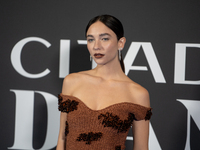 Matilda De Angelis attends the ''Citadel: Diana'' premiere at The Space Cinema Moderno in Rome, Italy, on October 3, 2024. (