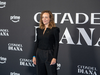 Sara Lazzaro attends the ''Citadel: Diana'' premiere at The Space Cinema Moderno in Rome, Italy, on October 3, 2024. (