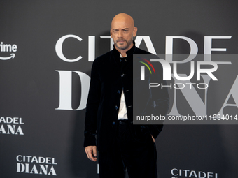 Filippo Nigro attends the ''Citadel: Diana'' premiere at The Space Cinema Moderno in Rome, Italy, on October 3, 2024. (