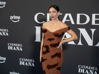 Matilda De Angelis attends the ''Citadel: Diana'' premiere at The Space Cinema Moderno in Rome, Italy, on October 3, 2024. (