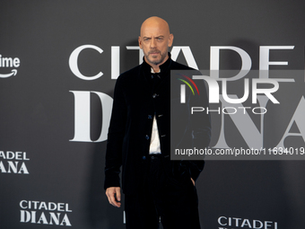 Filippo Nigro attends the ''Citadel: Diana'' premiere at The Space Cinema Moderno in Rome, Italy, on October 3, 2024. (