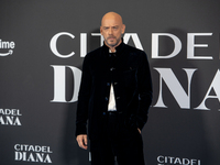 Filippo Nigro attends the ''Citadel: Diana'' premiere at The Space Cinema Moderno in Rome, Italy, on October 3, 2024. (