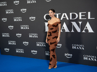 Matilda De Angelis attends the ''Citadel: Diana'' premiere at The Space Cinema Moderno in Rome, Italy, on October 3, 2024. (