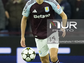 Pau Torres centre-back of Aston Villa and Spain during the UEFA Champions League 2024/25 League Phase MD2 match between Aston Villa FC and F...