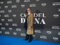 Maurizio Lombardi attends the ''Citadel: Diana'' premiere at The Space Cinema Moderno in Rome, Italy, on October 3, 2024. (