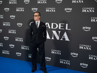 Maurizio Lombardi attends the ''Citadel: Diana'' premiere at The Space Cinema Moderno in Rome, Italy, on October 3, 2024. (