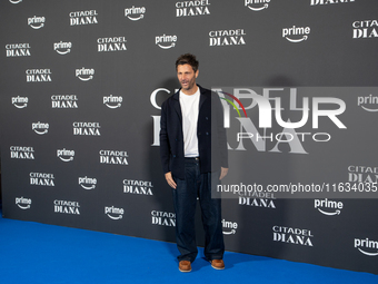 Filippo Bisciglia attends the ''Citadel: Diana'' premiere at The Space Cinema Moderno in Rome, Italy, on October 3, 2024. (