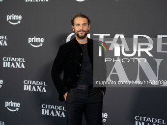 Lorenzo Cervasio attends the ''Citadel: Diana'' premiere at The Space Cinema Moderno in Rome, Italy, on October 3, 2024. (