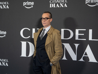 Maurizio Lombardi attends the ''Citadel: Diana'' premiere at The Space Cinema Moderno in Rome, Italy, on October 3, 2024. (