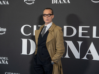 Maurizio Lombardi attends the ''Citadel: Diana'' premiere at The Space Cinema Moderno in Rome, Italy, on October 3, 2024. (