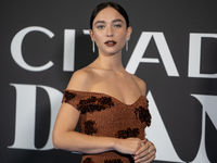 Matilda De Angelis attends the ''Citadel: Diana'' premiere at The Space Cinema Moderno in Rome, Italy, on October 3, 2024. (