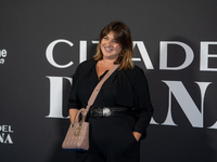 Michela Giraud attends the ''Citadel: Diana'' premiere at The Space Cinema Moderno in Rome, Italy, on October 3, 2024. (