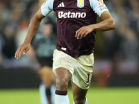 Ollie Watkins centre-forward of Aston Villa and England during the UEFA Champions League 2024/25 League Phase MD2 match between Aston Villa...