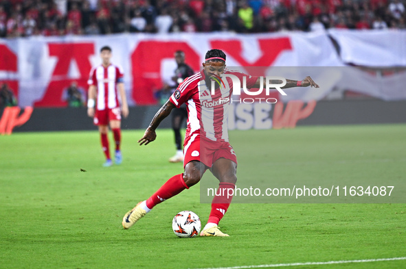 Rodinei of Olympiacos FC plays during the Europa League, Matchday 2 match between Olympiacos FC and SC Braga at Georgios Karaiskakis Stadium...