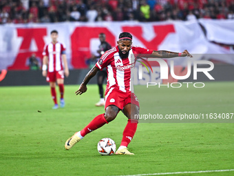 Rodinei of Olympiacos FC plays during the Europa League, Matchday 2 match between Olympiacos FC and SC Braga at Georgios Karaiskakis Stadium...