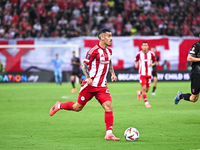 Chiquinho of Olympiacos FC plays during the Europa League, Matchday 2 match between Olympiacos FC and SC Braga at Georgios Karaiskakis Stadi...