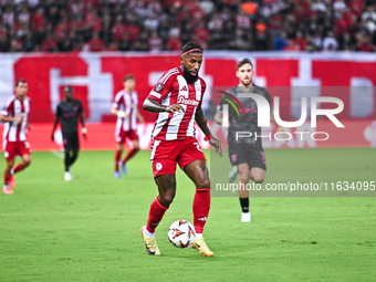 Rodinei of Olympiacos FC plays during the Europa League, Matchday 2 match between Olympiacos FC and SC Braga at Georgios Karaiskakis Stadium...