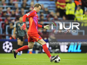 Manuel Neuer goalkeeper of Bayern Munich and Germany during the UEFA Champions League 2024/25 League Phase MD2 match between Aston Villa FC...