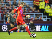 Manuel Neuer goalkeeper of Bayern Munich and Germany during the UEFA Champions League 2024/25 League Phase MD2 match between Aston Villa FC...