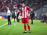 Francisco Ortega of Olympiacos FC plays during the Europa League, Matchday 2 match between Olympiacos FC and SC Braga at Georgios Karaiskaki...