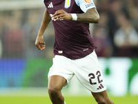 Ian Maatsen left-back of Aston Villa and Netherlands during the UEFA Champions League 2024/25 League Phase MD2 match between Aston Villa FC...