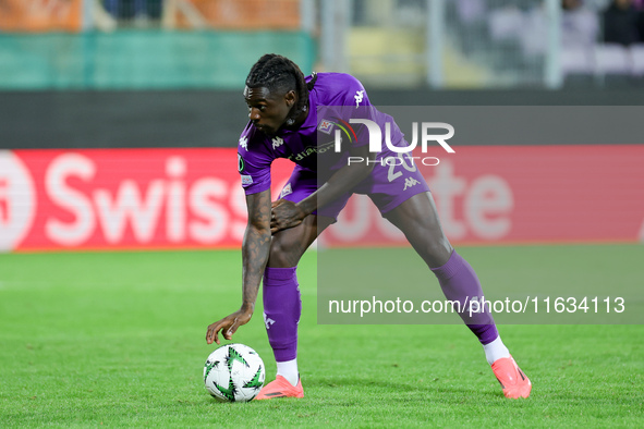 Moise KeanE of ACF Fiorentina during  the Conference League match between ACF Fiorentina and The New Saints, on October 3 , 2024 at Stadium...