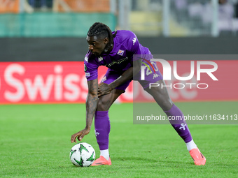 Moise KeanE of ACF Fiorentina during  the Conference League match between ACF Fiorentina and The New Saints, on October 3 , 2024 at Stadium...