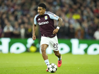 Ian Maatsen left-back of Aston Villa and Netherlands during the UEFA Champions League 2024/25 League Phase MD2 match between Aston Villa FC...