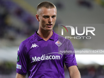 Albert Gudmundsson of ACF Fiorentina during  the Conference League match between ACF Fiorentina and The New Saints, on October 3 , 2024 at S...