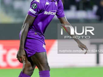 Moise KeanE of ACF Fiorentina during  the Conference League match between ACF Fiorentina and The New Saints, on October 3 , 2024 at Stadium...