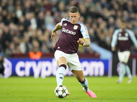 Ross Barkley central midfield of Aston Villa and England during the UEFA Champions League 2024/25 League Phase MD2 match between Aston Villa...