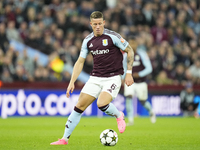 Ross Barkley central midfield of Aston Villa and England during the UEFA Champions League 2024/25 League Phase MD2 match between Aston Villa...