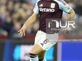 Ross Barkley central midfield of Aston Villa and England during the UEFA Champions League 2024/25 League Phase MD2 match between Aston Villa...