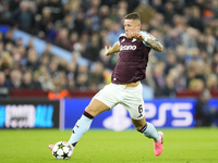 Ross Barkley central midfield of Aston Villa and England during the UEFA Champions League 2024/25 League Phase MD2 match between Aston Villa...