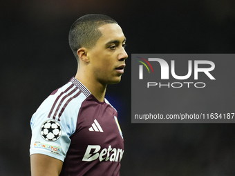 Youri Tielemans central midfield of Aston Villa and Belgium during the UEFA Champions League 2024/25 League Phase MD2 match between Aston Vi...