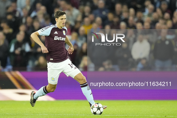 Pau Torres centre-back of Aston Villa and Spain during the UEFA Champions League 2024/25 League Phase MD2 match between Aston Villa FC and F...