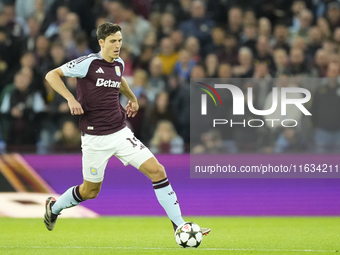 Pau Torres centre-back of Aston Villa and Spain during the UEFA Champions League 2024/25 League Phase MD2 match between Aston Villa FC and F...