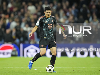 Min-jae Kim centre-back of Bayern Munich and Korea South during the UEFA Champions League 2024/25 League Phase MD2 match between Aston Villa...