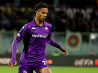 Amir Richardson of ACF Fiorentina controls the ball during  the Conference League match between ACF Fiorentina and The New Saints, on Octobe...