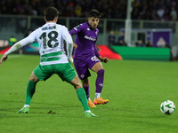 Fabiano Parisi of ACF Fiorentina controls the ball during  the Conference League match between ACF Fiorentina and The New Saints, on October...