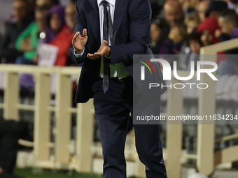 Head Coach Raffaele Palladino of ACF Fiorentina during  the Conference League match between ACF Fiorentina and The New Saints, on October 3...