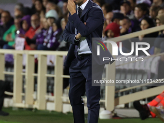 Head Coach Raffaele Palladino of ACF Fiorentina during  the Conference League match between ACF Fiorentina and The New Saints, on October 3...