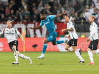 Radovan Pankov , Cedric Bakambu  during UEFA Conference League match Legia Warsaw vs Real Betis in Warsaw Poland on 3 October 2024. (