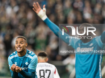 Natan , Nobel Mendy  during UEFA Conference League match Legia Warsaw vs Real Betis in Warsaw Poland on 3 October 2024. (