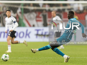 Nobel Mendy  during UEFA Conference League match Legia Warsaw vs Real Betis in Warsaw Poland on 3 October 2024. (