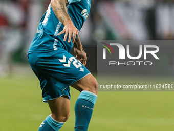 Aitor Ruibal  during UEFA Conference League match Legia Warsaw vs Real Betis in Warsaw Poland on 3 October 2024. (