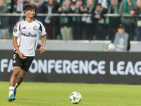 Maxi Oyedele  during UEFA Conference League match Legia Warsaw vs Real Betis in Warsaw Poland on 3 October 2024. (