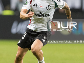 Pawel Wszolek  during UEFA Conference League match Legia Warsaw vs Real Betis in Warsaw Poland on 3 October 2024. (